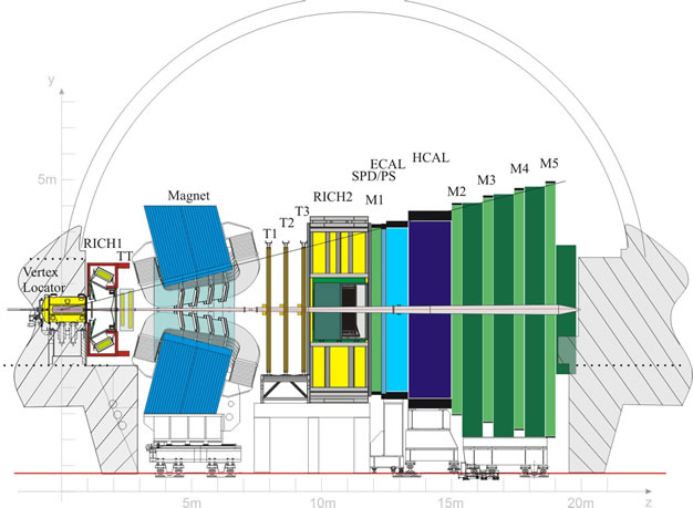 Schematic diagram of all the detectors.