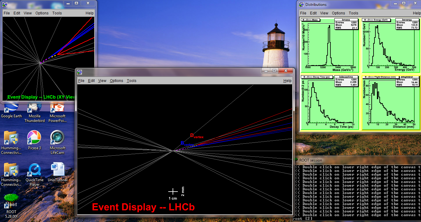 Collage of Physics research photos